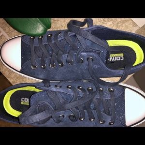 Men’s blue suede Chuck Taylors - sz 10